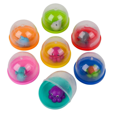 1" Mini Sea Life Squeezy Figurines In 2" Capsule 250ct