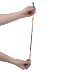 13" Rainbow Strectchy Noodle 3ct - LLB Toys