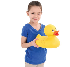 10.5" JUMBO CLASSIC RUBBER DUCKY LLB Bath Toys