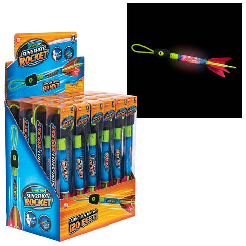 9.5" LIGHT-UP SLINGSHOT ROCKET LLB Light-up Toys