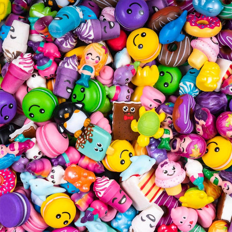 MINI SQUISH MIX 2.25"-3.5" (288PC/CASE) LLB Squishy Toys