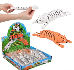6" SQUEEZE AND STRETCH TIGER LLB kids toys
