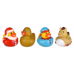 2" Christmas Mega Rubber Ducky Assortment 500ct