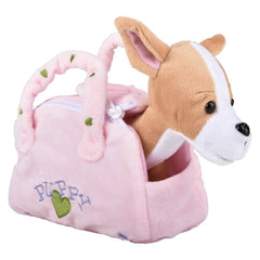 9" PUPPY IN PURSE LLB Plush Toys