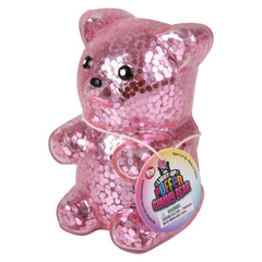 4.5" Sparkle Light-Up Puffer Gummy Bear Toy - LLB Toys