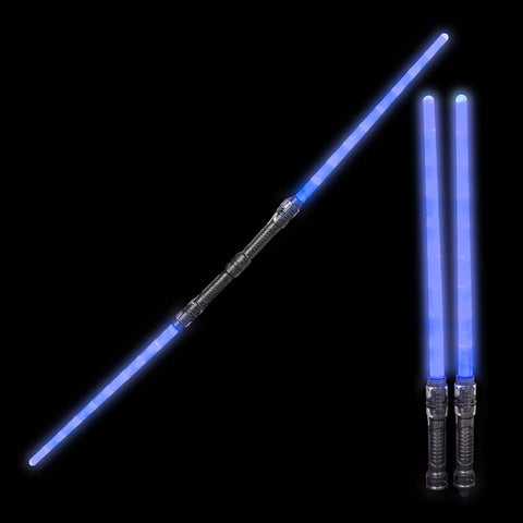 51.5" Super Bright Blue Light-Up Double Sword - LLB Toys