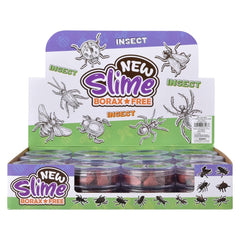 2.7" Insect Play Clay Slime 24ct - LLB Toys