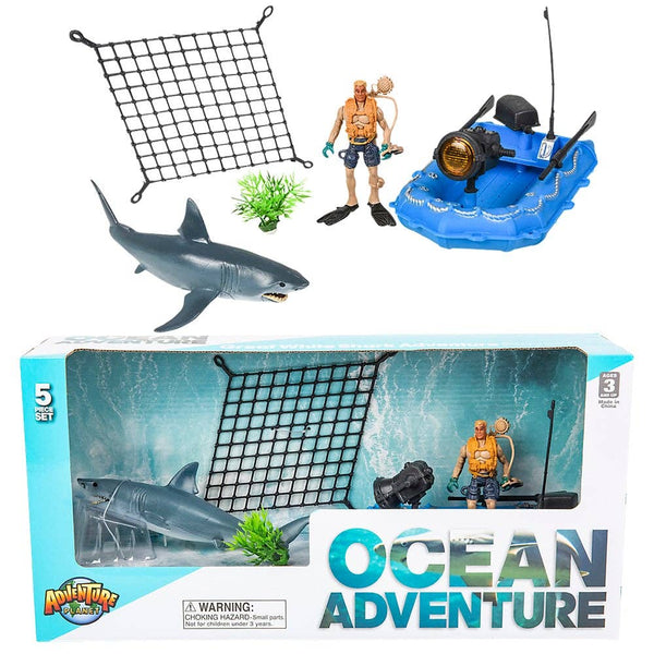 GREAT WHITE SHARK ADVENTURE SET LLB kids toys