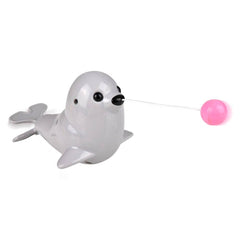 5.5" PULL-STRING SEAL PUP BATH TOY LLB kids toys