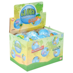 3" GLOBE STRESS BALL LLB kids toys