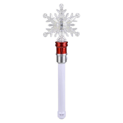 14.5" Light-Up Snowflake Spinning Wand