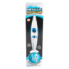 13.5" BLUE METALLIC WAX MOTION LAMP LLB kids toys