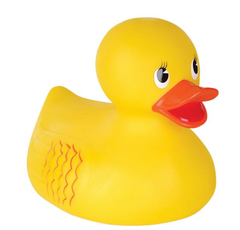 10.5" JUMBO CLASSIC RUBBER DUCKY LLB Bath Toys