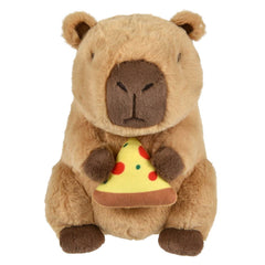 10" Capybara Holding Food Plush - LLB Toys