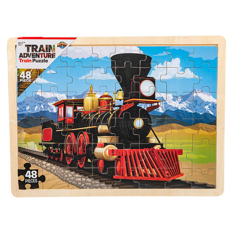 15.75" x 11.75" 48PC LOCOMOTIVE PUZZLE LLB Puzzle