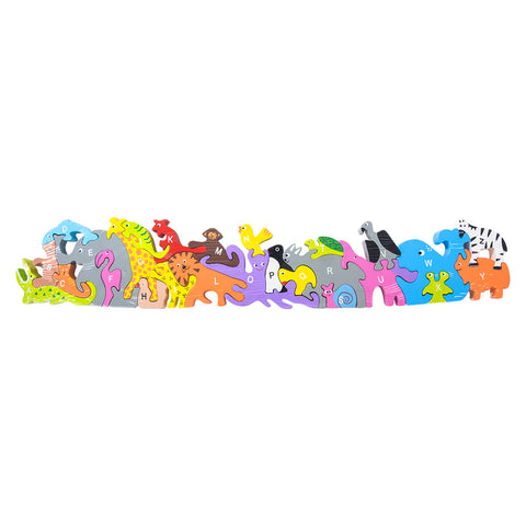 23.25" x 5" 26PC ALPHABET ANIMAL PUZZLE LLB Puzzle