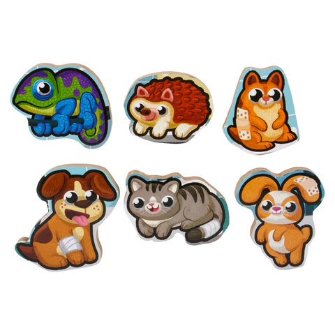11.75" x 10.25" 6PC CHUNKY VETERINARIAN PUZZLE LLB Puzzle