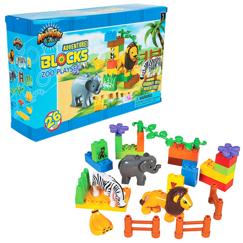 26 PC ZOO BLOCK SET LLB kids toys
