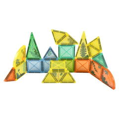 (T) Dinosaur Magnetic Tile Set 27pc