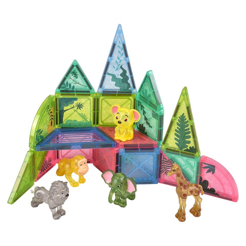 Zoo Magnetic Tile Set 29pc
