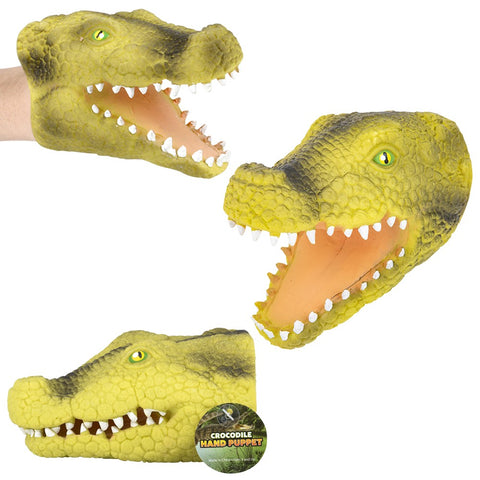 5" CROCODILE HAND PUPPET LLB Puppets