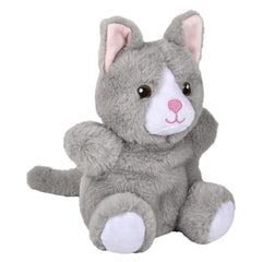 7" Clutch Crew Grey Cat Plush Toy
