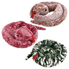 67" SPECKLED RACER SNAKE plush LLB Plush Toys