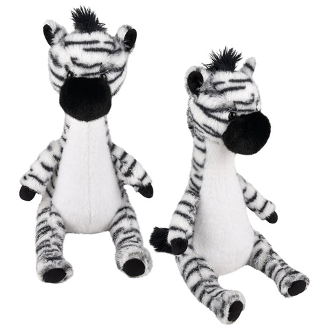 14" Stretch Pack Zebra Plush - LLB Toys