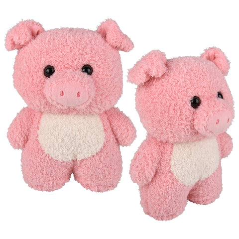 8" Scruffy Bunch Pig Plush - LLB Toys