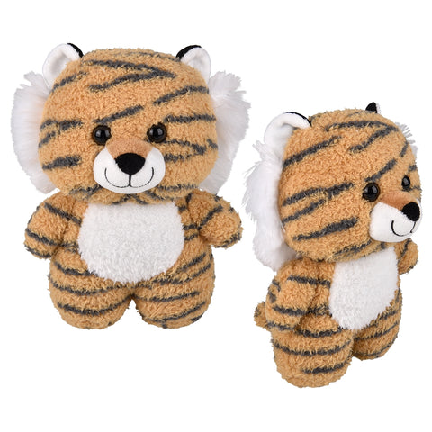 8" Scruffy Bunch Tiger Plush - LLB Toys