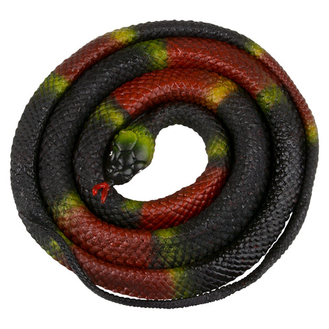 48" RUBBER EASTERN CORAL SNAKE LLB kids toys
