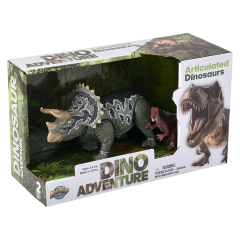 9" Articulated Triceratops Figurine - LLB Toys