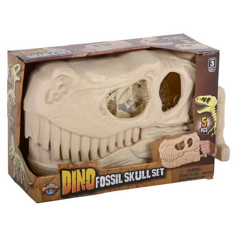 10" Dinosaur Fossil Skull Set 5pc LLB kids toys