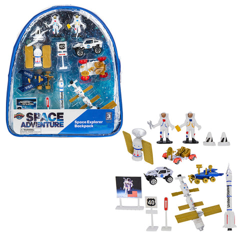 10 PC SPACE EXPLORER BACKPACK SET LLB Backpack
