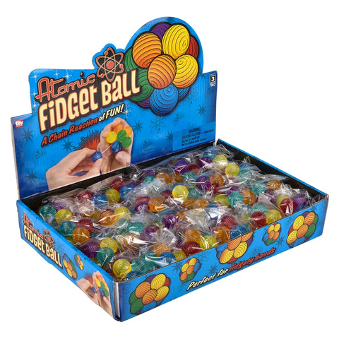 2.25" Atomic Fidget Ball 24ct - LLB Toys