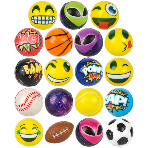 2" FOAM BALL ASSORTMENT (100/UNIT) LLB kids toys