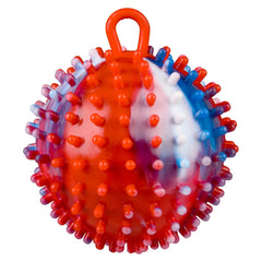 4" Patriotic Light Up Knobby Puffer Ball