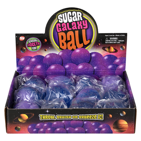 2.4" Galaxy Squeezy Sugar Ball 12ct