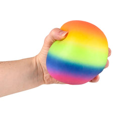 4" Squish And Stretch Rainbow Yummy Ball