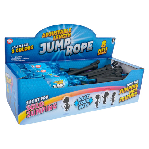 Adjustable Length Jump Rope 12ct - LLB Toys