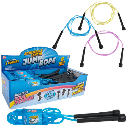 Adjustable Length Jump Rope 12ct - LLB Toys