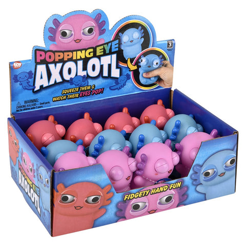 3" Popping Eye Axolotl LLB kids toys