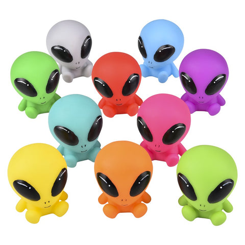 2.5" RUBBER GALATIC ALIEN LLB kids toys