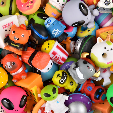 Rubber Collectible Mix 2"-2.5" 500 Pcs / Case LLB kids toys