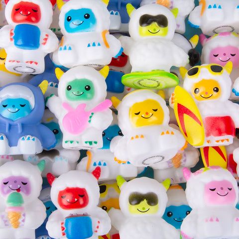 2" Rubber Yeti Characters- LLB Toys