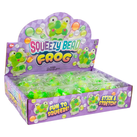 2" Squeezy Bead Frog - LLB Toys