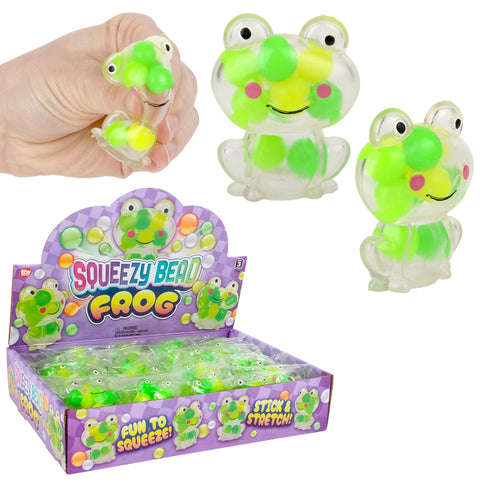 2" Squeezy Bead Frog - LLB Toys