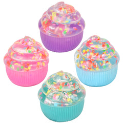 2.5" Squeezy Sugar Cupcake 12ct - LLB Toys
