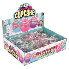 2.5" Squeezy Sugar Cupcake 12ct - LLB Toys