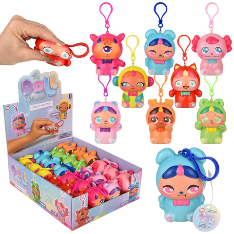 3" Squish Doll Collection Clip Ons - LLB Toys